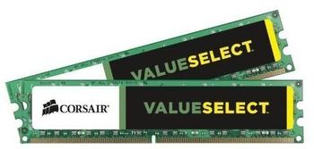 Corsair Value 8GB Kit DDR3 PC3-10600 CL9 (CMV8GX3M2A1333C9)