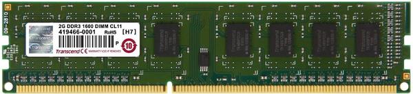 Transcend JetRam 2GB DDR3 PC3-12800 (JM1600KLN-2G)