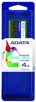 Adata 4GB SO-DIMM DDR3-1600 (ADDS1600W4G11-S)