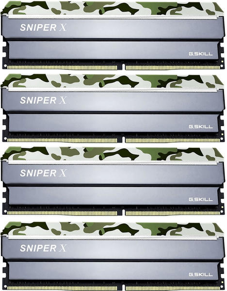 G.Skill SNIPER X 64GB Kit DDR4-2400 CL17 (F4-2400C17Q-64GSXF)