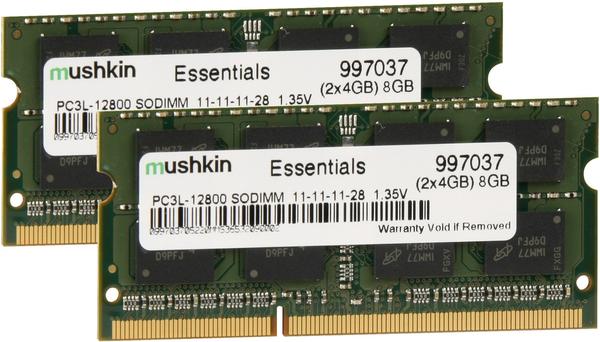 Mushkin Essentials 8GB Kit SO-DIMM DDR3 PC3-12800 CL11 (997037)