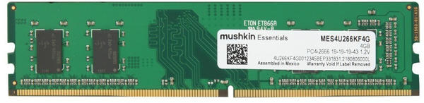 Mushkin 4GB DDR4-2666 CL19 (MES4U266KF4G)