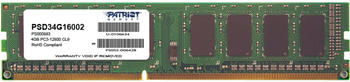 Patriot Signature 4GB DDR3 PC3-12800 CL9 (PSD34G16002)