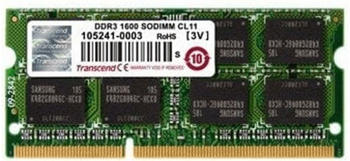 Transcend SODIMM 8GB DDR3-1600 CL11 (TS8GJMA324H)
