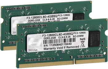 G.Skill SQ Series 4GB Kit DDR3 PC3-12800 CL9 (F3-12800CL9D-4GBSQ)