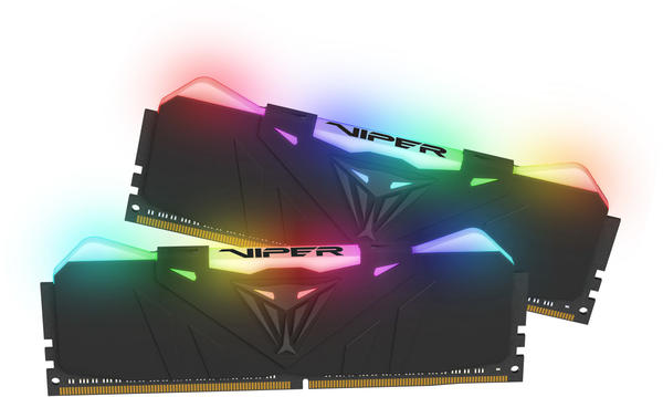 Patriot Viper RGB Black 16GB Kit DDR4-3600 CL17 (PVR416G360C7K)