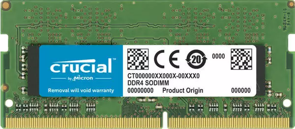 Crucial DDR4 RAM 32GB 3200MHz SODIMM CL22, Arbeitsspeicher für