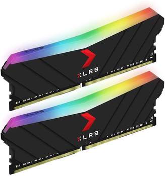 PNY XLR8 RGB 16GB Kit DDR4-3200 CL16 (MD16GK2D4320016XRGB) – PNY XLR8 RGB 16GB Kit DDR4-3200 CL16: Leistungsstarker Arbeitsspeicher