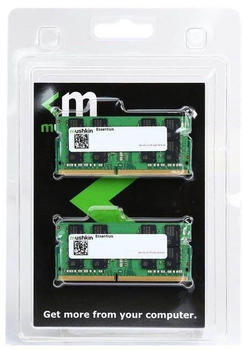 Mushkin Essentials 64GB Kit SO-DIMM DDR4-3200 CL22 (MES4S320NF32GX2)