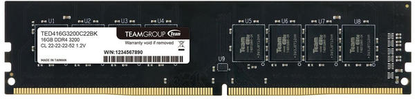 Team Elite 16GB DDR4-3200 CL22 (TED416G3200C2201)