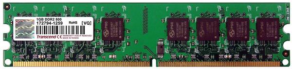 Transcend 1GB DDR2 PC2-6400 (TS128MLQ64V8J) CL5