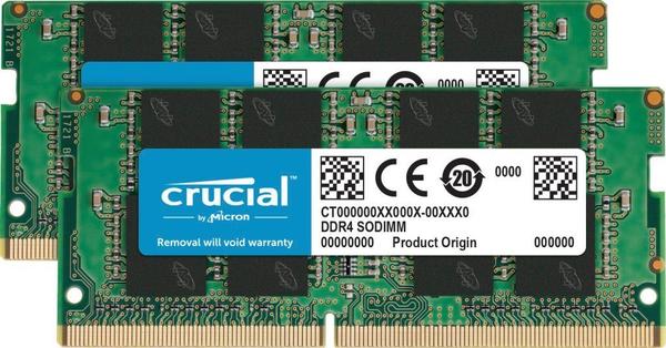 Crucial 16GB Kit SODIMM DDR4-3200 CL22 (CT2K8G4SFRA32A)