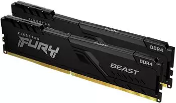 Kingston FURY Beast 32GB Dual-Kit DDR4-3200 CL16 (KF432C16BB1K2/32) Kingston FURY Beast 32GB Dual-Kit DDR4-3200 CL16 (KF432C16BB1K2/32)
