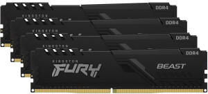 Kingston FURY Beast 32GB Quad-Kit DDR4-3600 CL17 (KF436C17BBK4/32)