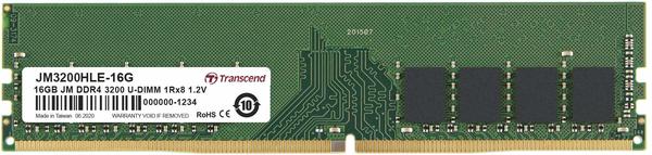 Transcend JetRAM 16GB DDR4-3200 CL22 (JM3200HLE-16G)