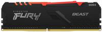 Kingston FURY Beast RGB 16GB DDR4-3000 CL16 (KF430C16BBA/16)
