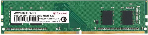 Transcend 8GB DDR4-2666 CL19 (JM2666HLG-8G)