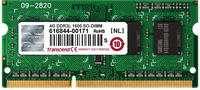 Transcend 4GB SO-DIMM DDR3 PC3-12800 CL11 (TS512MSK64W6H)