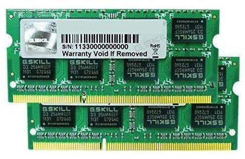 G.Skill 4GB SO-DIMM DDR3 PC3-8500 (F3-8500CL7S-4GBSQ) CL7