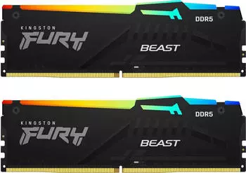 Kingston FURY Beast RGB 32GB Kit DDR5-5200 CL40 (KF552C40BBAK2-32)
