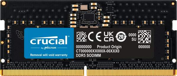 Crucial 8GB DDR5-4800 CL40 (CT8G48C40S5)