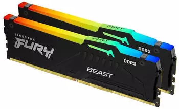 Kingston FURY Beast RGB 16GB DDR5-5200 CL40 (KF552C40BBA-16)