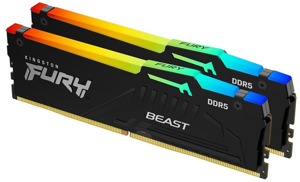 Kingston FURY Beast RGB 16GB DDR5-5200 CL40 (KF552C40BBA-16)