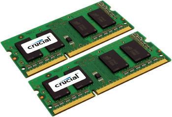 Crucial 8GB Kit SO-DIMM DDR3 PC3-12800 CL11 (CT2KIT51264BF160BJ)