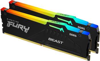 Kingston FURY Beast RGB 32GB Kit DDR5-5200 CL36 (KF552C36BBEAK2-32)