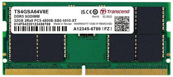 Transcend 32GB Kit DDR5-4800 CL40 (TS4GSA64V8E)