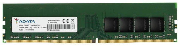 Adata Premier 8GB DDR4-2666 CL19 (AD4U26668G19-SGN)