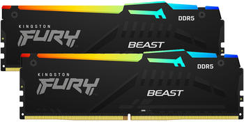 Kingston FURY Beast RGB 16GB Kit DDR5-5600 CL36 (KF556C36BBEAK2-16)