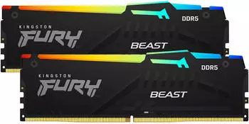 Kingston FURY Beast RGB 64GB Kit DDR5-5600 CL36 (KF556C36BBEAK2-64)