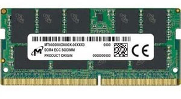 Micron 16GB SO-DIMM DDR4-3200 ECC (MTA9ASF2G72HZ-3G2R)