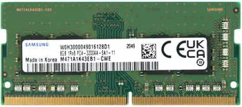 Samsung 8GB SO-DIMM DDR4-3200 (M471A1K43EB1-CWE)