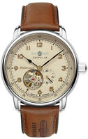 ZEPPELIN Automatikuhr "M&eacute;diterran&eacute;e" Mechanische Uhr, Armbanduhr, Herrenuhr, offene