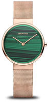 Bering 14531-368, Bering Classic 14531-368 Damenarmbanduhr Gr&uuml;n female, Geh&auml;use aus