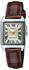braun, grau, Leder, silberfarben: Casio Armbanduhr LTP-V007