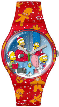 Swatch The Simpsons Wondrous Winter Wonderland (SUOZ361)