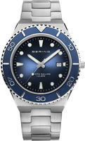 Bering 18940-707, Bering Classic 18940-707 Herrenarmbanduhr Blau male, Geh&auml;use aus