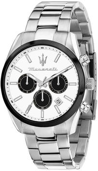 Maserati Attrazione Chronograph silver/white/black