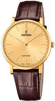 Festina Quarzuhr "Swiss Made Collection" Armbanduhr, Herrenuhr, Damenuhr, Lederband,