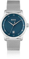 BOSS Quarzuhr "PRINCIPLE" Herrenuhr, Armbanduhr, Datum, Edelstahlarmband