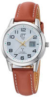 ETT Eco Tech Time ELS-11616-61L Damenuhr Funk Solar Drive Gobi