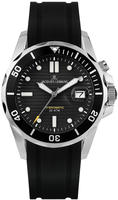 Jacques Lemans Kineticuhr "Hybromatic" Armbanduhr, Herrenuhr, Silikonarmband, analog,