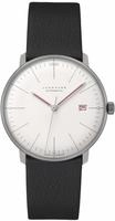 Junghans 27/4009.02 max bill Automatikuhr Automatic Bauhaus Lederband Schwarz