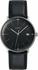 Leder, schwarz, silberfarben: Junghans Max Bill Automatic