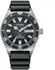 Edelstahl, schwarz, silberfarben: Citizen Promaster Automatic
