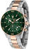 bunt, Edelstahl, grün, silberfarben: Maserati Wristwatch Men Quartz Competizione R887360000