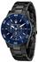 blau, Edelstahl, schwarz: Maserati Wristwatch Men Quartz Competizione R887360000
